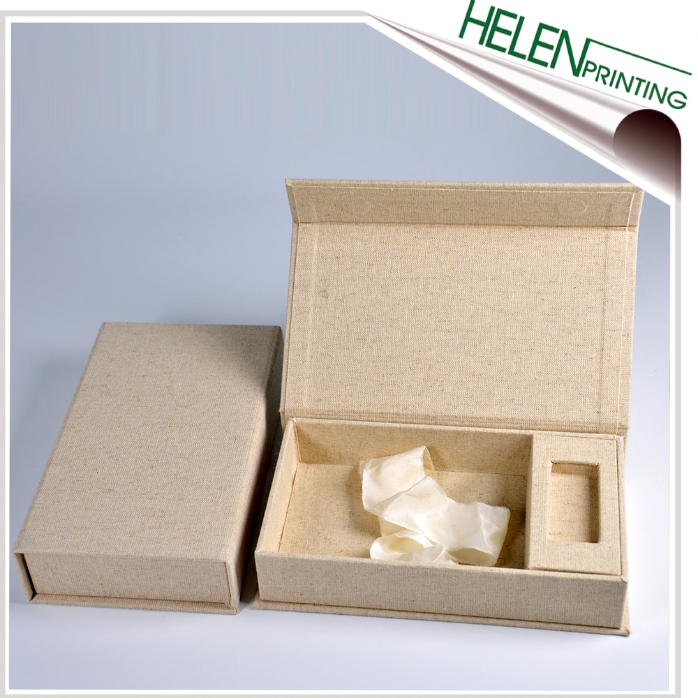 裝幀布磁鐵翻蓋盒