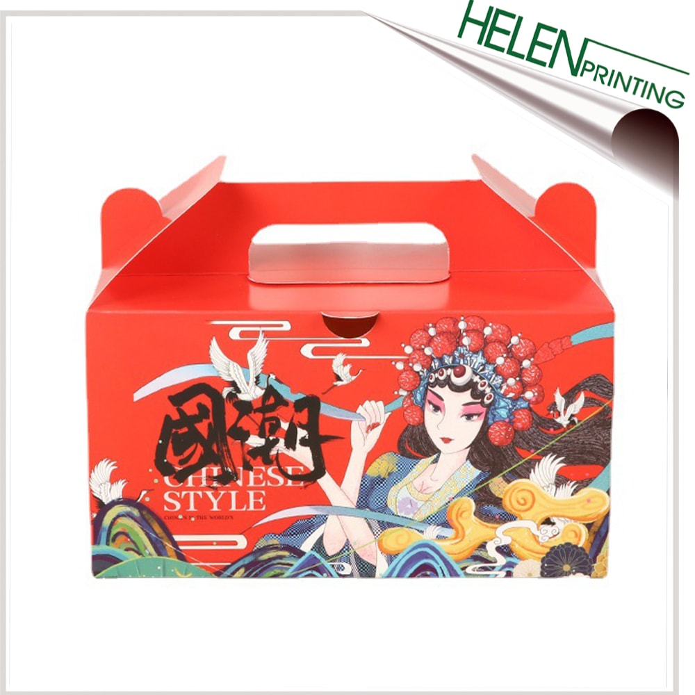 國(guó)潮炸雞漢堡包裝盒